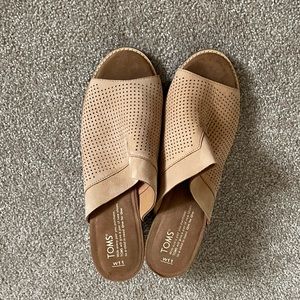 Light Pink TOMS Heels.